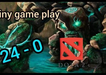 dota 2 tiny game play 24 - 0