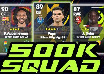 eFootball 2023 | 500,000 Squad Builder - Crazy Good Team!