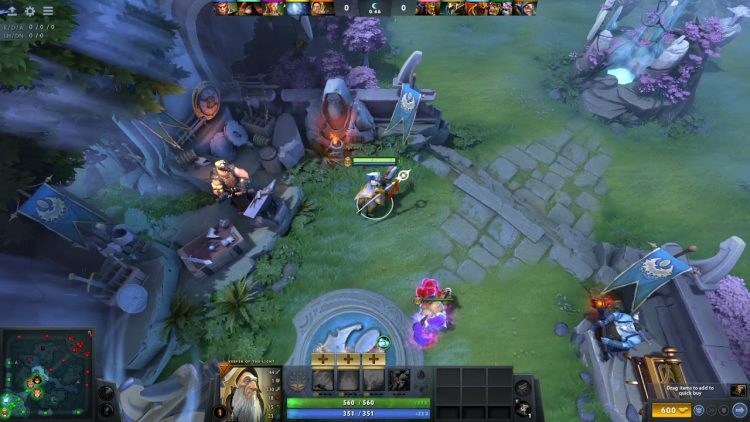 #h12j DOTA 2 ability draft with hero keeper of the light with last skills wukong #42