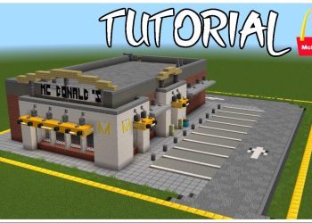 how to build a mc donalds in minecraft (with download) Minecraft mc donalds tutorial