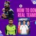 how to download real teams in cricket 19