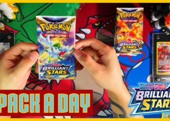 *1 Step Closer To Master Set!* *Day 27 Pack 27* Pokemon Brilliant Stars Opening A Booster Pack A Day