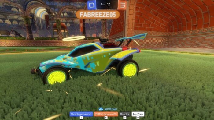 An absolute BOT takes on a semi-sweat in a ROCKET LEAGUE 1V1