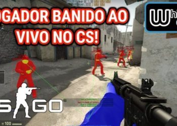 JOGADOR HACKER BANIDO AO VIVO NO CS:GO!