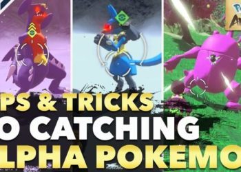 TIPS AND TRICKS FOR HOW TO CATCH ALPHA POKEMON in Pokemon Legends Arceus