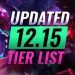 UPDATED Patch 12.15 Tier List: Sivir Still OP - League of Legends