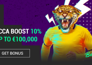 Betinia Acca Boost 10% up to €100,000