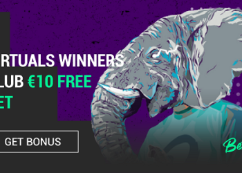 Betinia Virtuals Winners Club €10 Free Bet