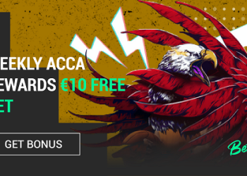 Betinia Weekly Acca Rewards €10 Free Bet