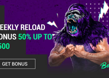 Betinia Weekly Reload Bonus - 50% up to €500
