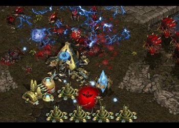 P - Shuttle (P) v Terror (Z) on Fighting Spirit - StarCraft  - Brood War REMASTERED