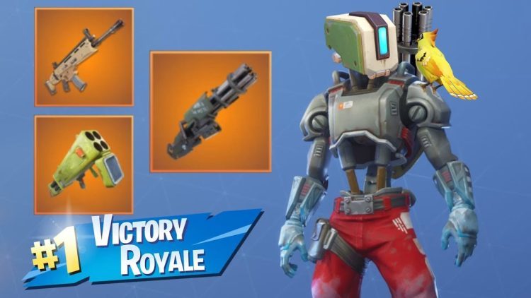 Playing as Bastion but in Fortnite