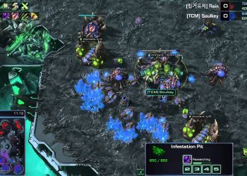 Starcraft II -- HOTS -- G2 Rain (P) v Soulkey (Z) on Deadwing LE