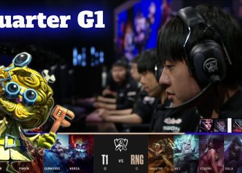 T1 vs RNG - Game 1 | Quarter Finals LoL Worlds 2022 | T1 vs Royal Never Give Up - G1 full game