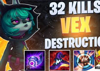 WILD RIFT | 32 KILL VEX DESTRUCTION | Challenger Vex Gameplay | Guide & Build