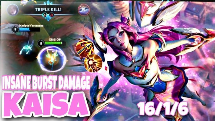 Wild Rift KAISA | KAISA INSANE BURST DAMAGE PATCH 3.4C!?| GAMEPLAY|BUILD & RUNES | #kaisa #wildrift