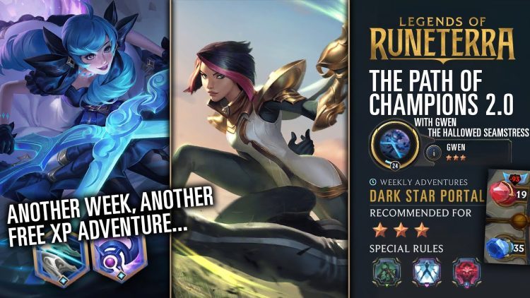 Another week, another FREE XP Adventure... | 3 Star Weekly Adventure v Fiora | Path of Champions 2.0