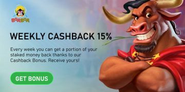 Boaboa Casino - Weekly Cashback 15%