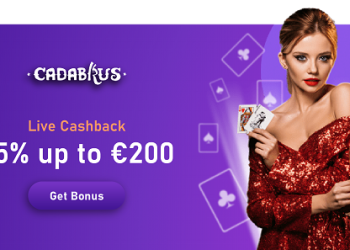 Cadabrus - Live CashBack 25% up to €200