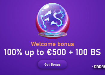 Cadabrus -Welcome Bonus 100% up to €500+100 BS