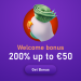 Cadabrus - Welcome Bonus 200% up to €50
