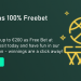 Casinia - Christmas 100% Freebet up to €200