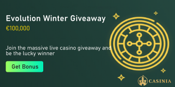 Casinia - Evolution Winter Giveaway €100,000