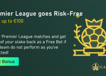 Casinia - Premier League 100% up to €100