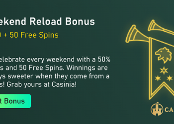 Casinia - Weekend Reload Bonus €700
