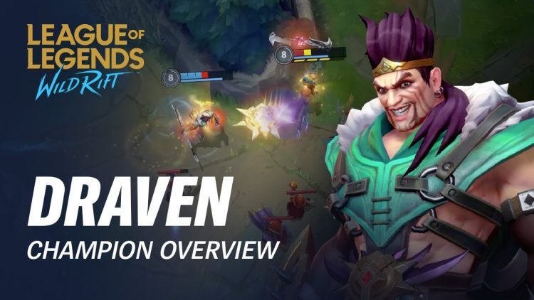 Draven Champion Overview | Gameplay - League of Legends: Wild Rift