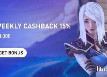 Librabet - Weekly Cashback 15% up to €3,000