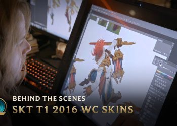 Making the SKT T1 2016 World Championship Team Skins | League of Legends