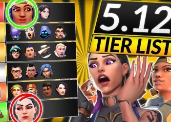 NEW AGENTS TIER LIST for Patch 5.12 - SO MANY AGENT CHANGES! - Valorant Guide