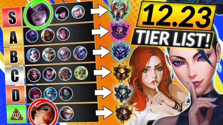 NEW UPDATED TIER LIST (Patch 12.23) - BEST META Champions to MAIN - LoL Update Guide