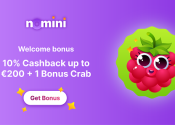 Nomini - Welcome bonus 50% up to €1,000