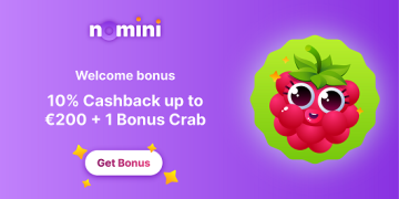 Nomini - Welcome bonus 50% up to €1,000