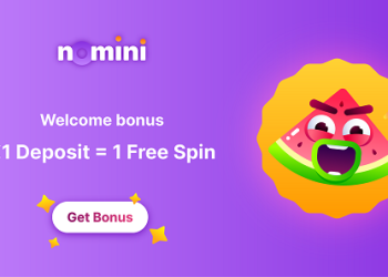 Nomini - Welcome bonus €1 Deposit = 1 FreeSpin