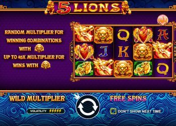 Play 5 Lions® Free Game Slot by Pragmatic Play