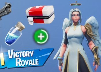 Protecting Mercy but in Fortnite