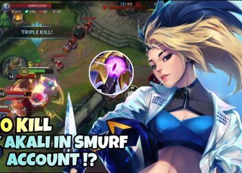 WILD RIFT AKALI : SMURF ACCOUNT INSANE SOLO CARRY | WILD RIFT AKALI BUILD & RUNES | #akali #wildrift