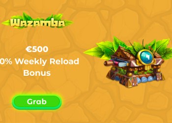 Wazamba - 50% Weekly Reload Bonus €500