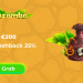 Wazamba - €200 Live Cashback 25%