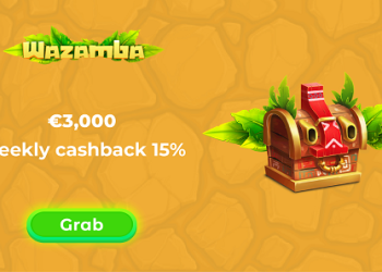Wazamba - €3,000 Weekly cashback 15%