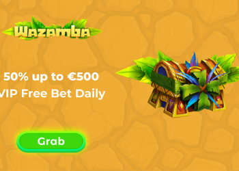 Wazamba - VIP Free Bet Daily 50% up to €500
