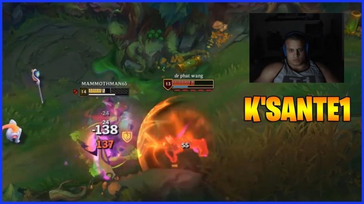 When Tyler1 Plays K'sante - LoL Daily Moments Ep 1870