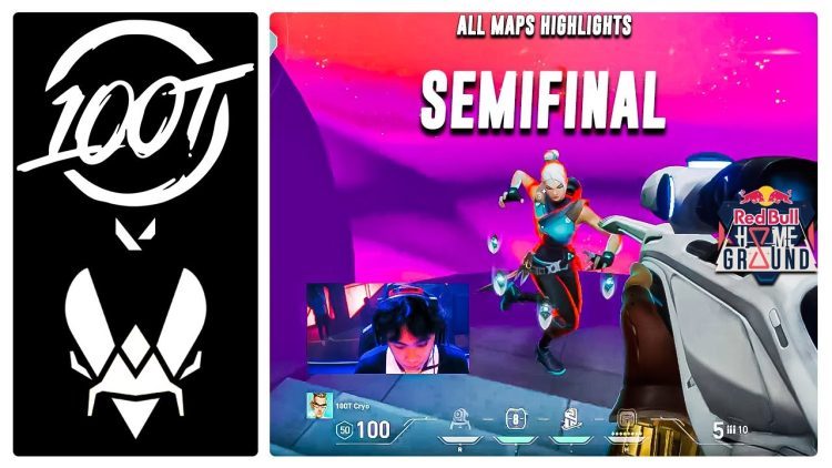 EPIC SEMIFINAL! - NEW 100 Thieves vs Team Vitality - HIGHLIGHTS | Red Bull Home Ground #3 | VALORANT