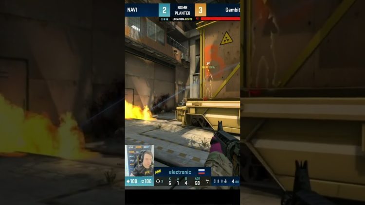 Gambit vs Natus Vincere (electronic highlight)