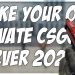 HOW TO MAKE YOUR OWN PRIVATE SERVER IN CSGO!! (PRIVATE GAMES THROUGH CSGO)