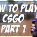 HOW TO PLAY CSGO PT 1 | CSGO BEGINNER TUTORIAL