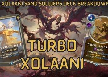 Hidden 4th Champ Of This Expansion - Turbo Level Xolaani w/ Sand Soldiers! | Legends of Runeterra